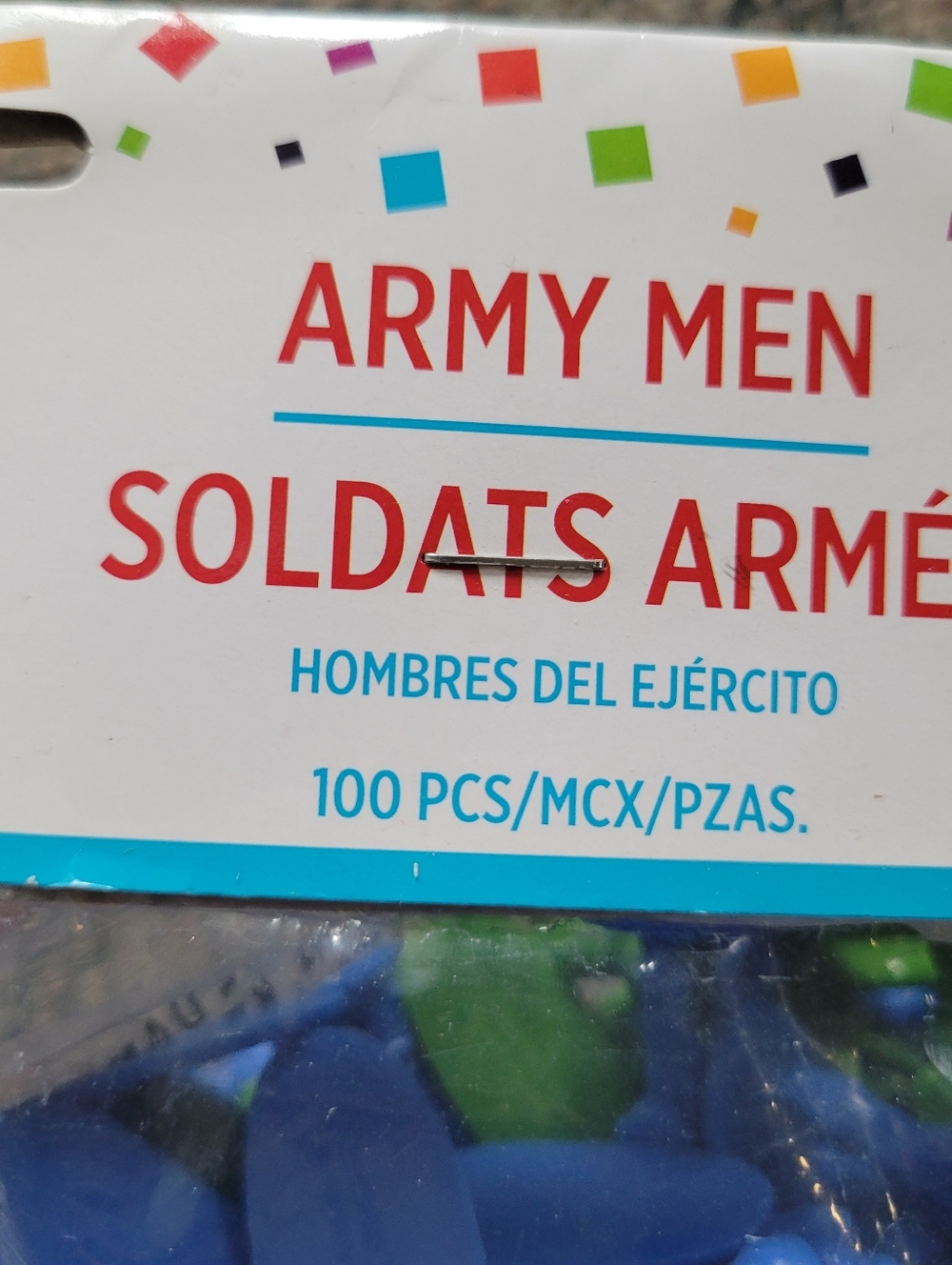Firm! Army Men Toy Soldiers - Blue & Green Plastic Figures - Picture 2 of 3